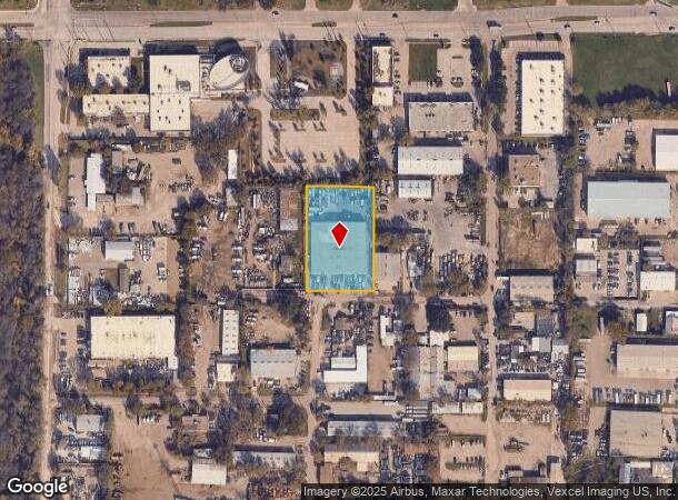  1715 Rhome St, Dallas, TX Parcel Map