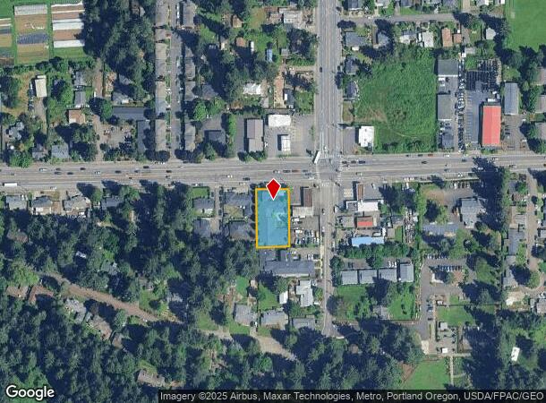 12140 Se Foster Rd, Portland, OR Parcel Map