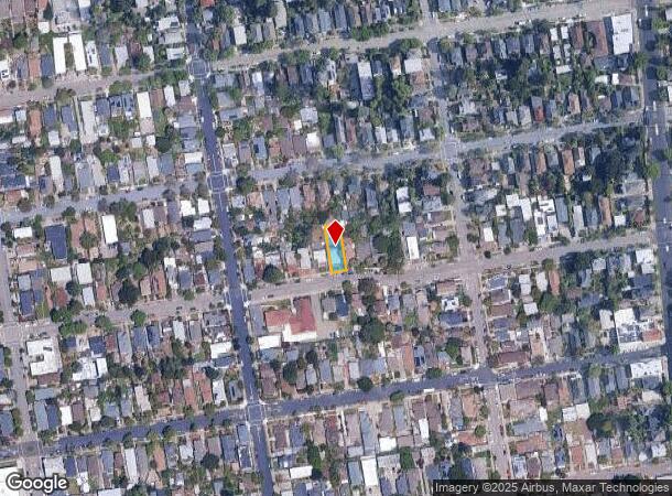 1719 Carleton St, Berkeley, CA Parcel Map