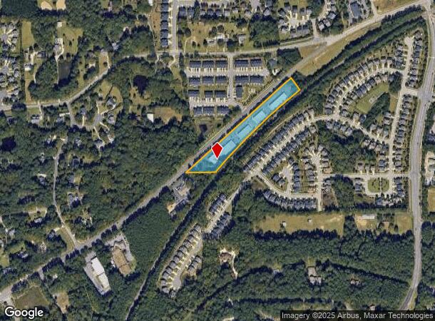  2166 N Salem St, Apex, NC Parcel Map