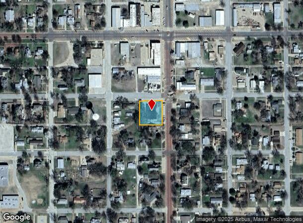  1114 Central St, Harper, KS Parcel Map