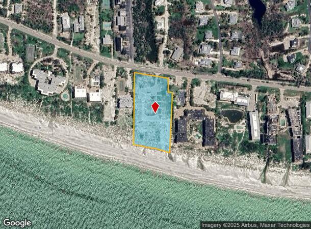  2823 W Gulf Dr, Sanibel, FL Parcel Map