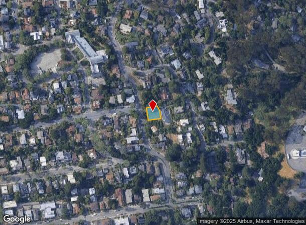 La Loma Ave, Berkeley, CA Parcel Map