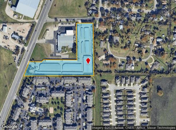 1515 N A W Grimes Blvd, Round Rock, TX Parcel Map