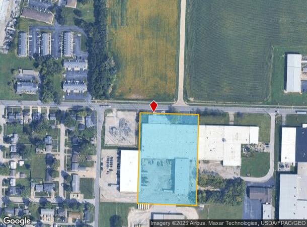 520 Goodrich Rd, Bellevue, OH Parcel Map