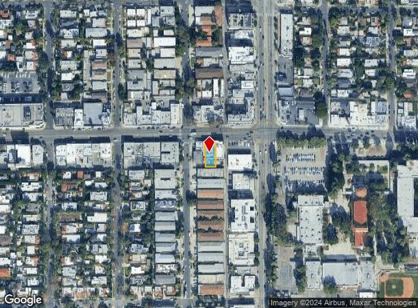  7922-7924 Melrose Ave, Los Angeles, CA Parcel Map