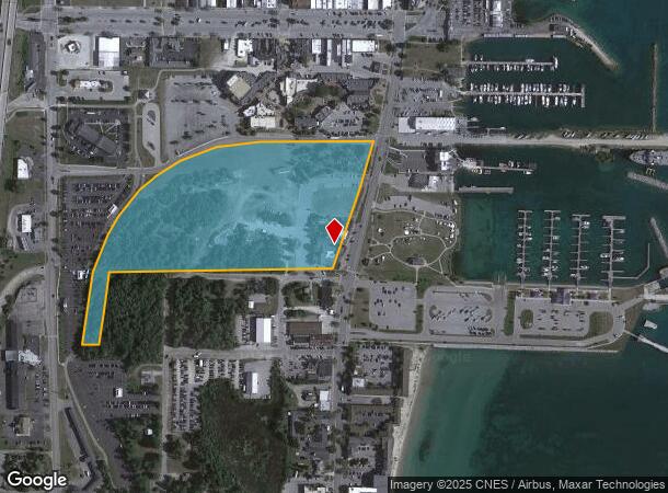  312 S Huron Ave, Mackinaw City, MI Parcel Map