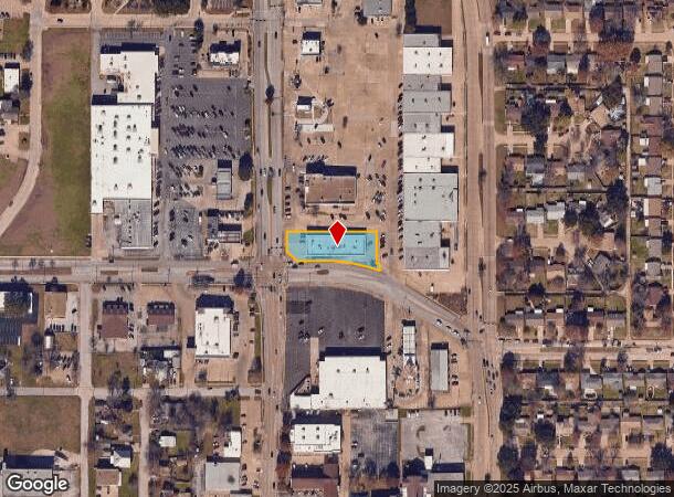  500 N Galloway Ave, Mesquite, TX Parcel Map