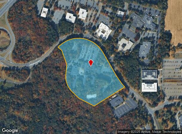 100 College Rd E, Princeton, NJ Parcel Map