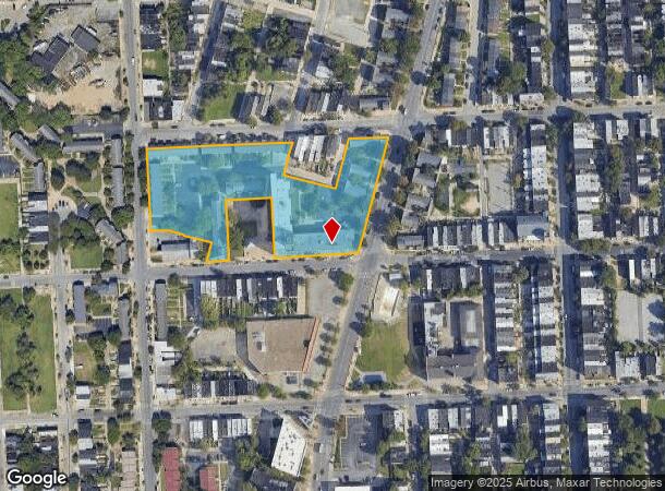 1330 E Lanvale St, Baltimore, MD Parcel Map