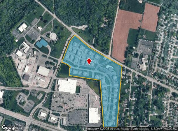 1370 Deer Creek Dr, Xenia, OH Parcel Map