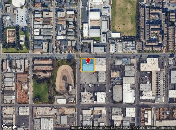 240 Center St, El Segundo, CA Parcel Map