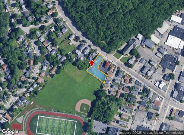  574 Pleasant St, Worcester, MA Parcel Map