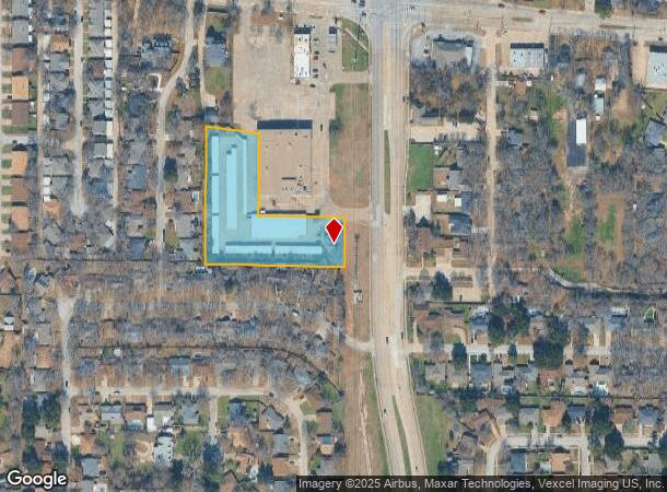 2330 W Green Oaks Blvd, Arlington, TX Parcel Map