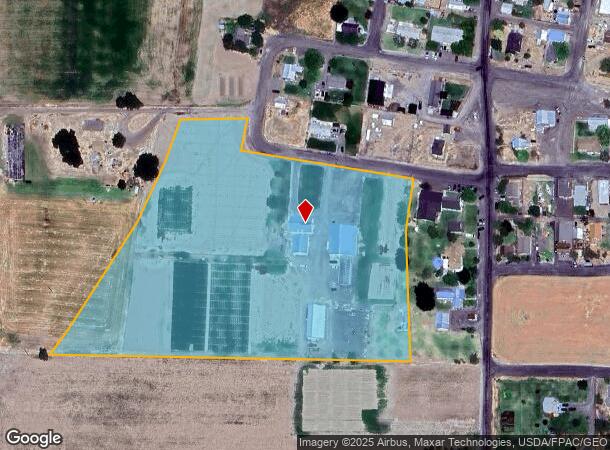 231 2Nd St, Touchet, WA Parcel Map