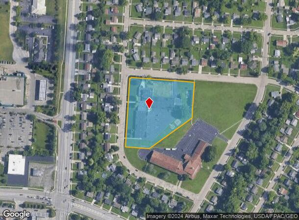  2900 Acosta St, Dayton, OH Parcel Map