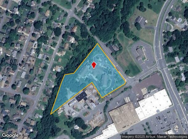 3500 Meekins Dr, Fredericksburg, VA Parcel Map