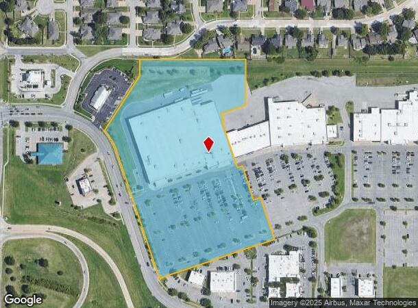 1150 E Hillside Dr, Broken Arrow, OK Parcel Map