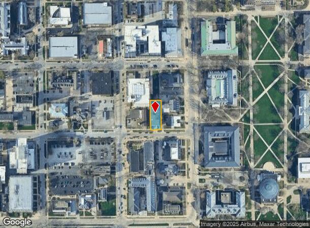 608 E Chalmers St, Champaign, IL Parcel Map