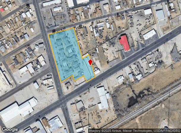  222 N Dixie Blvd, Odessa, TX Parcel Map