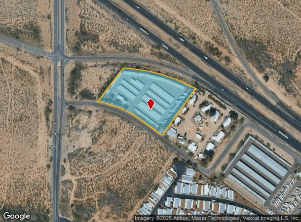 7185 E I10 Eb Frontage Rd, Pima County, AZ Parcel Map