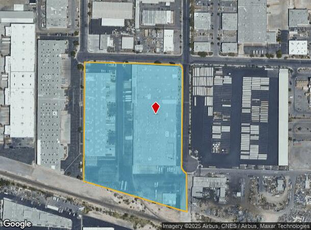  3555 Ponderosa Way, Las Vegas, NV Parcel Map