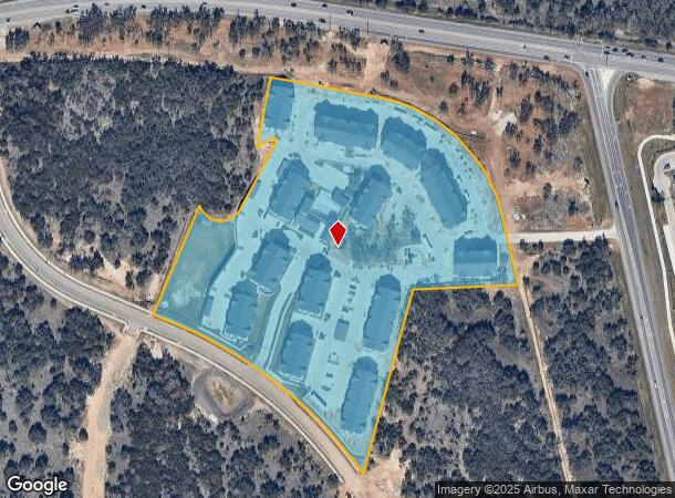 1201 Wolf Canyon Rd, Georgetown, TX Parcel Map