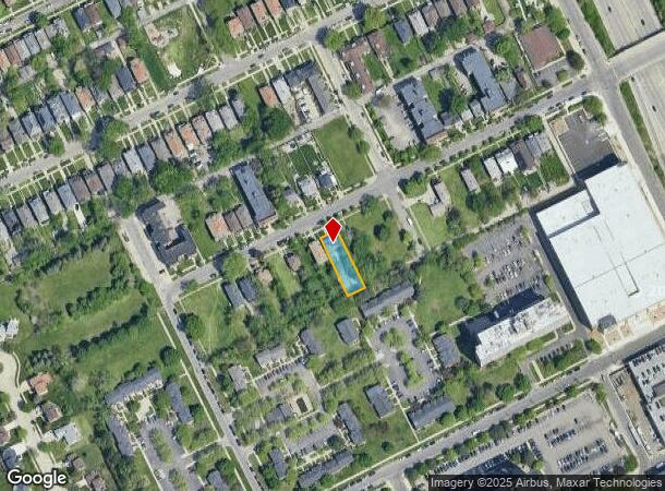 1333 Seward St, Detroit, MI Parcel Map