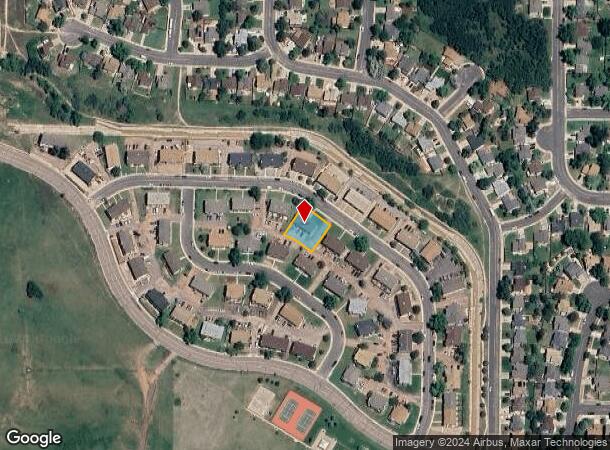  2330 Split Rock Dr, Colorado Springs, CO Parcel Map