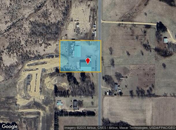  N10033 130Th St, Downing, WI Parcel Map