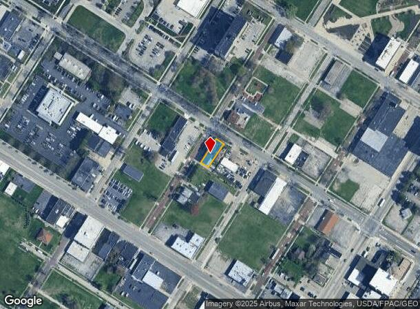  1917 Jefferson Ave, Toledo, OH Parcel Map