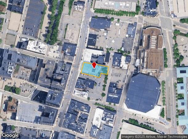 321 Main St, Worcester, MA Parcel Map