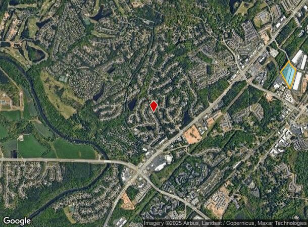  4110 Tench Rd, Suwanee, GA Parcel Map