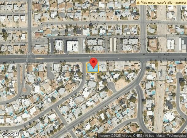  1631 E Desert Inn Rd, Las Vegas, NV Parcel Map