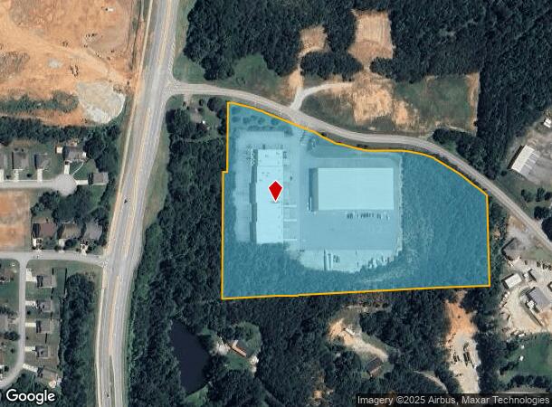 110 Thompson Rd, Hiram, GA Parcel Map