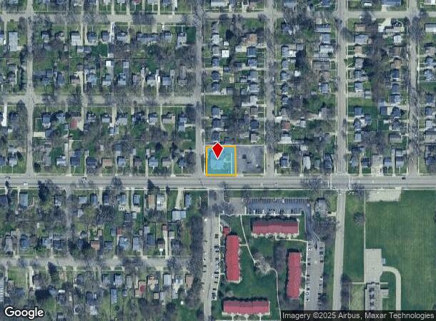 1609 E Cork St, Kalamazoo, MI Parcel Map
