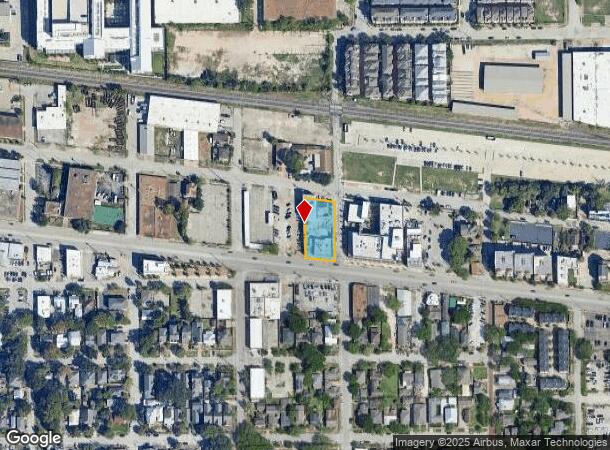  1902 Washington Ave, Houston, TX Parcel Map