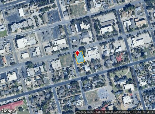  1809 W Wall St, Midland, TX Parcel Map