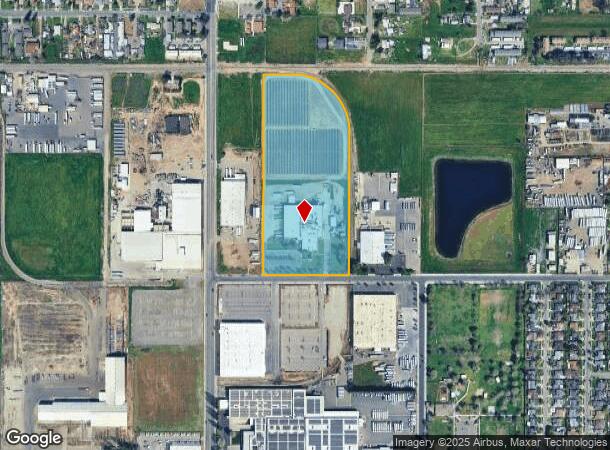  4343 E Florence Ave, Fresno, CA Parcel Map