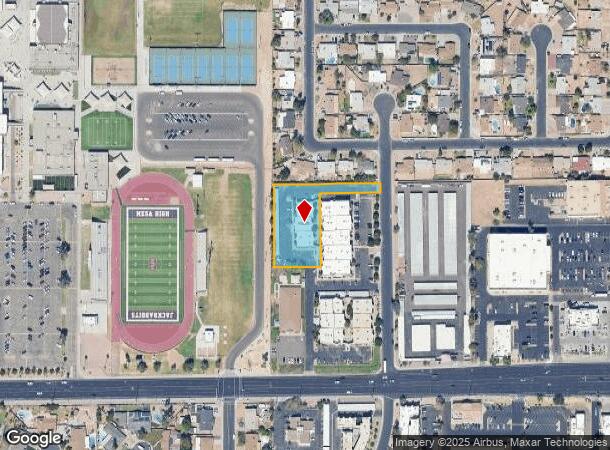  1102 S Oracle, Mesa, AZ Parcel Map