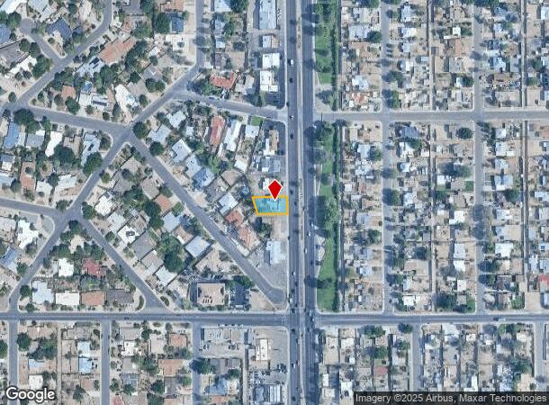  1825 San Mateo Blvd Ne, Albuquerque, NM Parcel Map