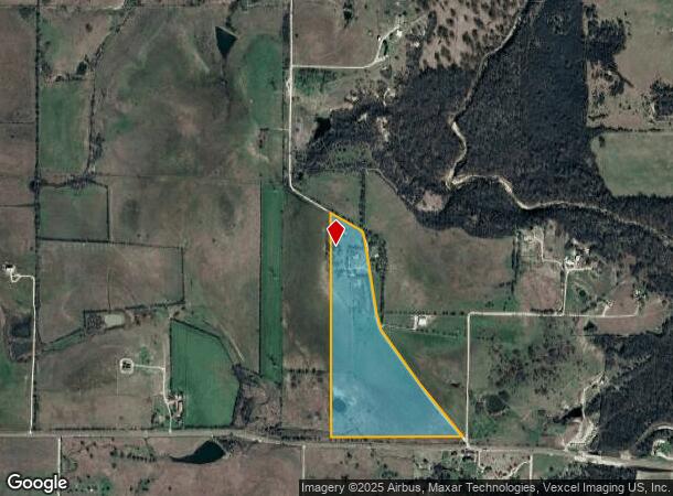  10367 E Clear Creek Rd W, Sanger, TX Parcel Map
