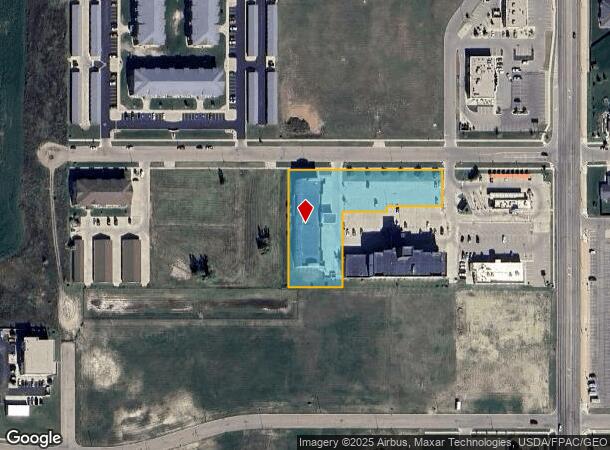  1609 35Th Ave Sw, Minot, ND Parcel Map