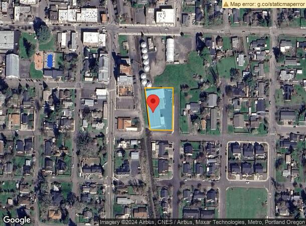  100 E Washington St, Carlton, OR Parcel Map