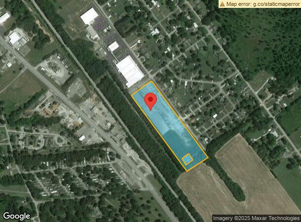  1400 S Washington St, Tullahoma, TN Parcel Map