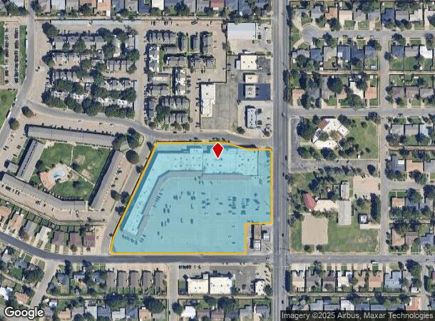 1126 Slide Rd, Lubbock, TX Parcel Map