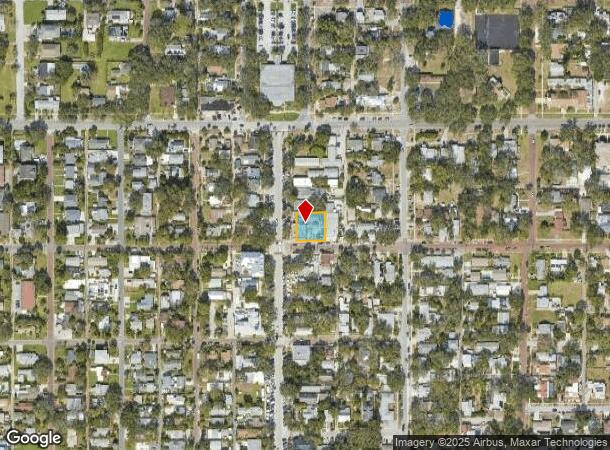  2834 Beach Blvd S, Gulfport, FL Parcel Map