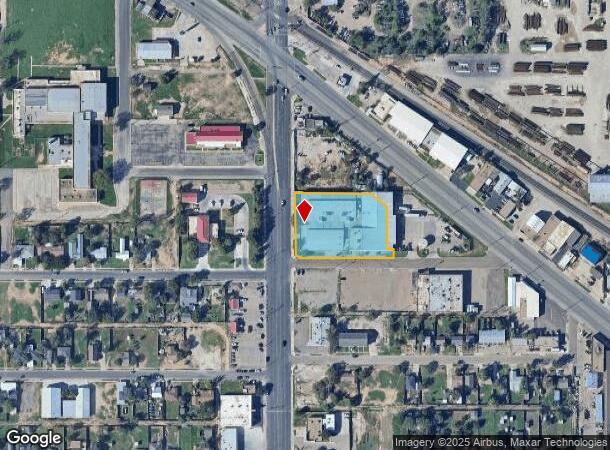 404 N University Ave, Lubbock, TX Parcel Map