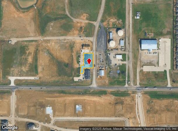 8151 Thompson Rd, Justin, TX Parcel Map