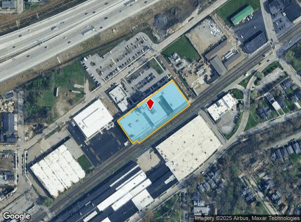  1409 Roosevelt Ave, Indianapolis, IN Parcel Map